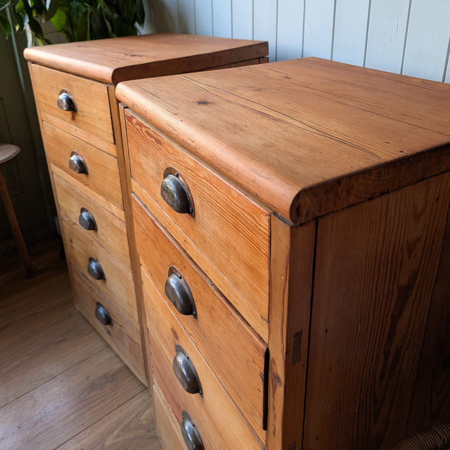 Pair of Antique Pine Drawers