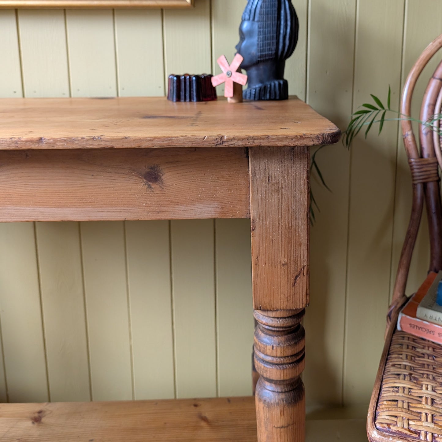 Victorian Pine Console Table