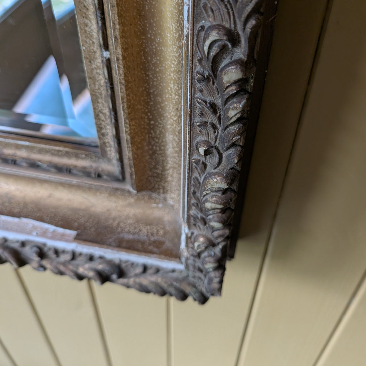 Rustic Antique French Mirror
