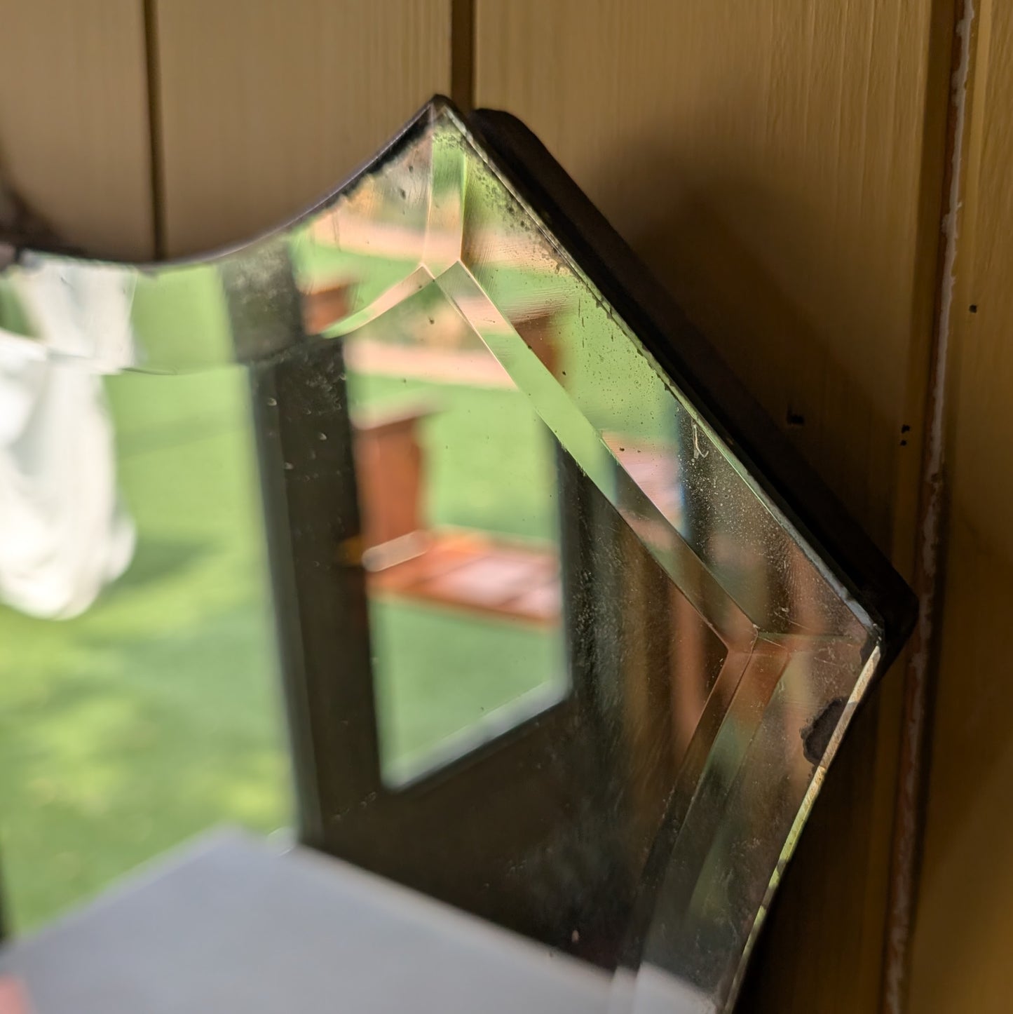 Vintage Art Deco Mirror on Chain