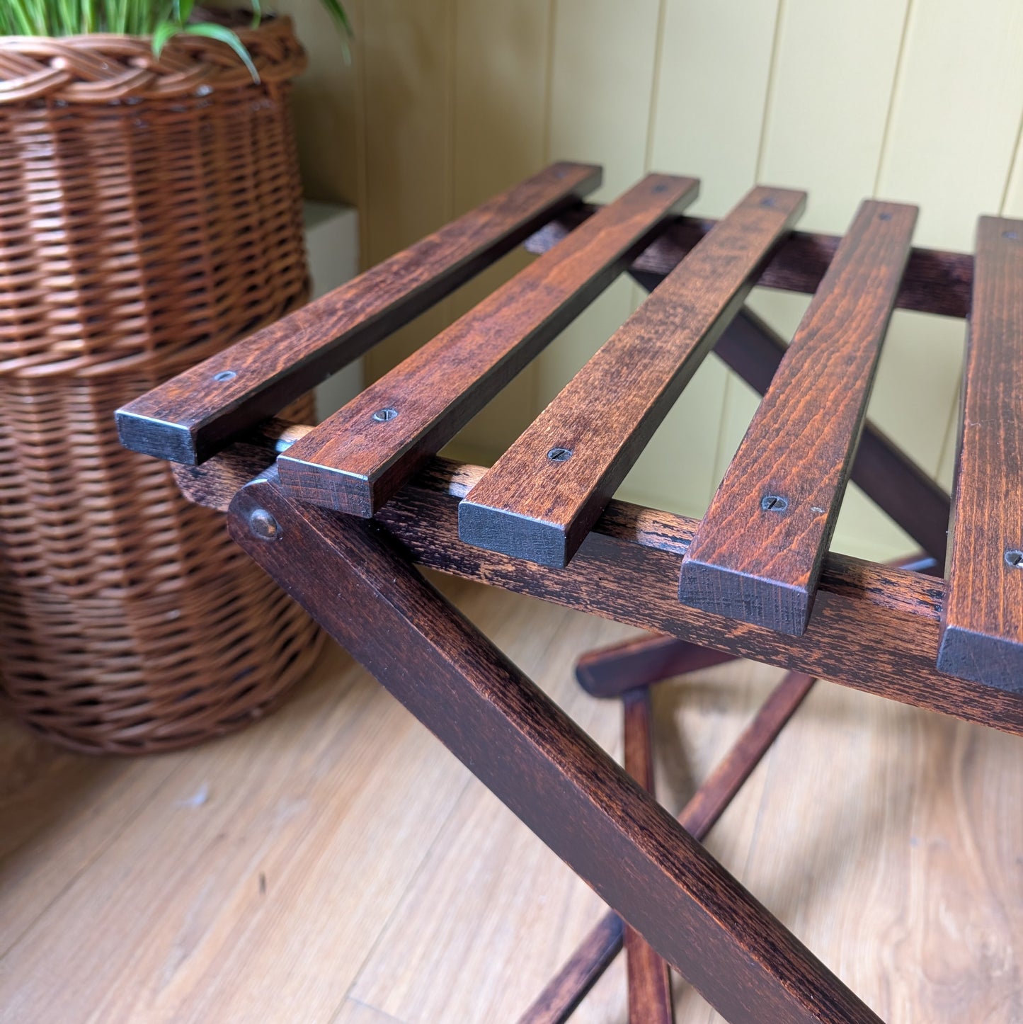 Pair of Antique Folding Luggage Stands
