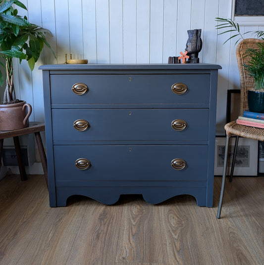 Small Painted Antique Chest of Drawers