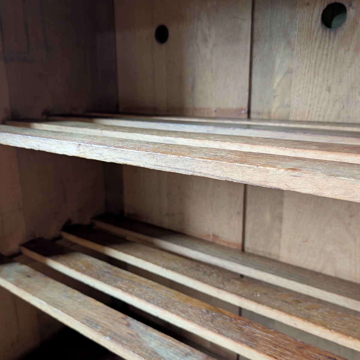 Arts and Crafts Oak Shoe Cupboard