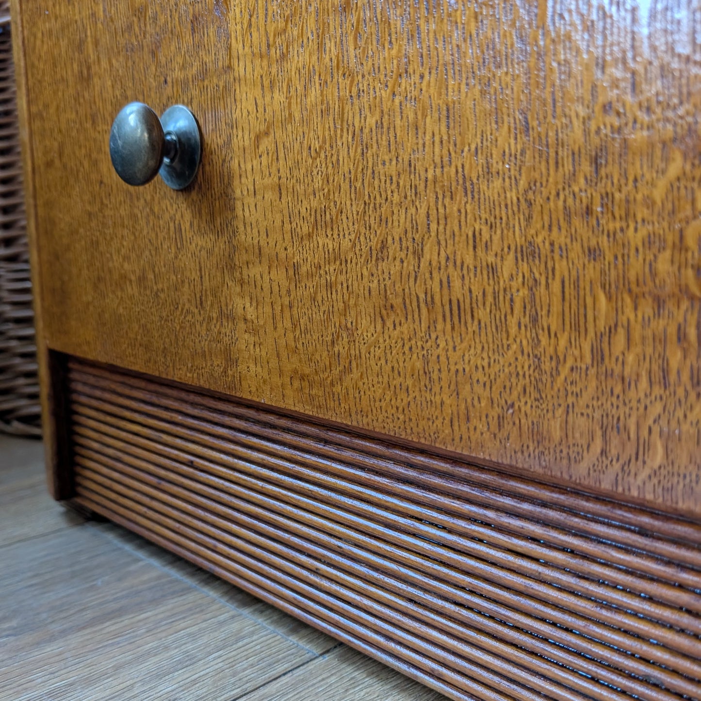 Small 1950s Oak Chest of Drawers