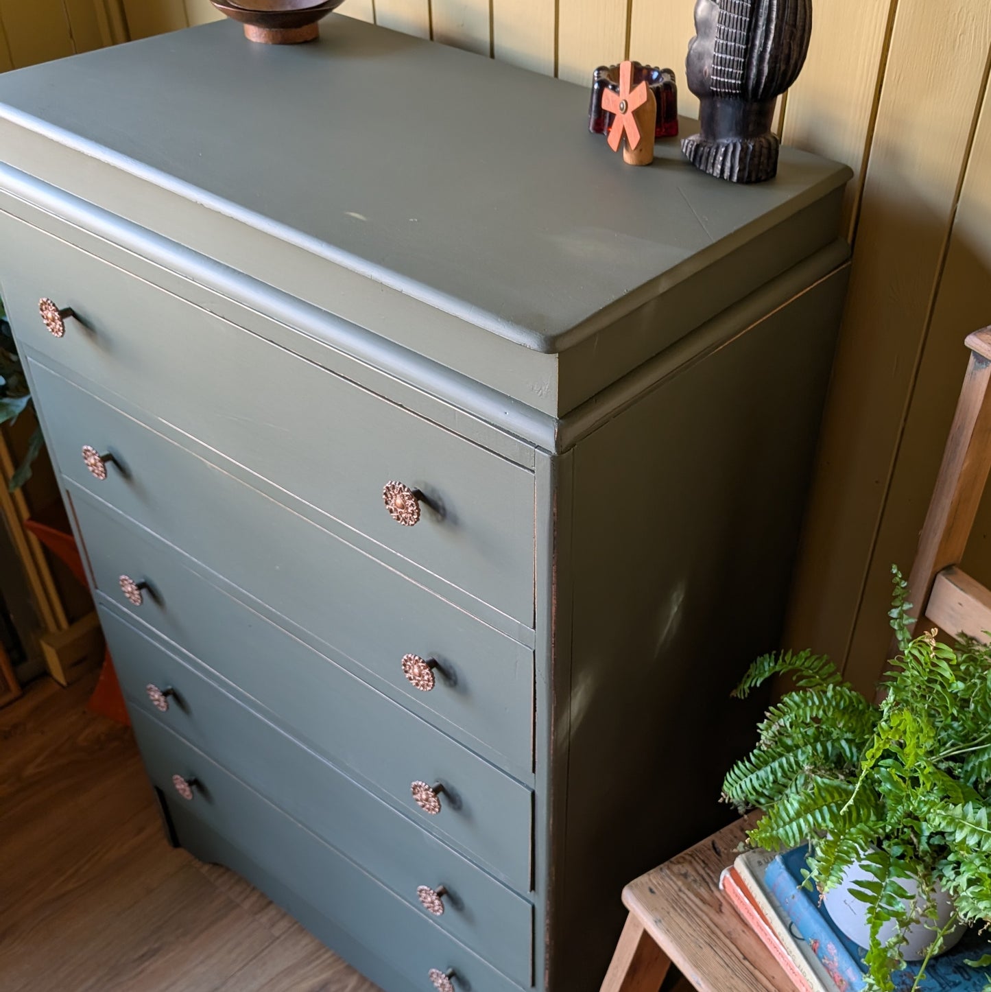Painted Vintage Chest of Drawers