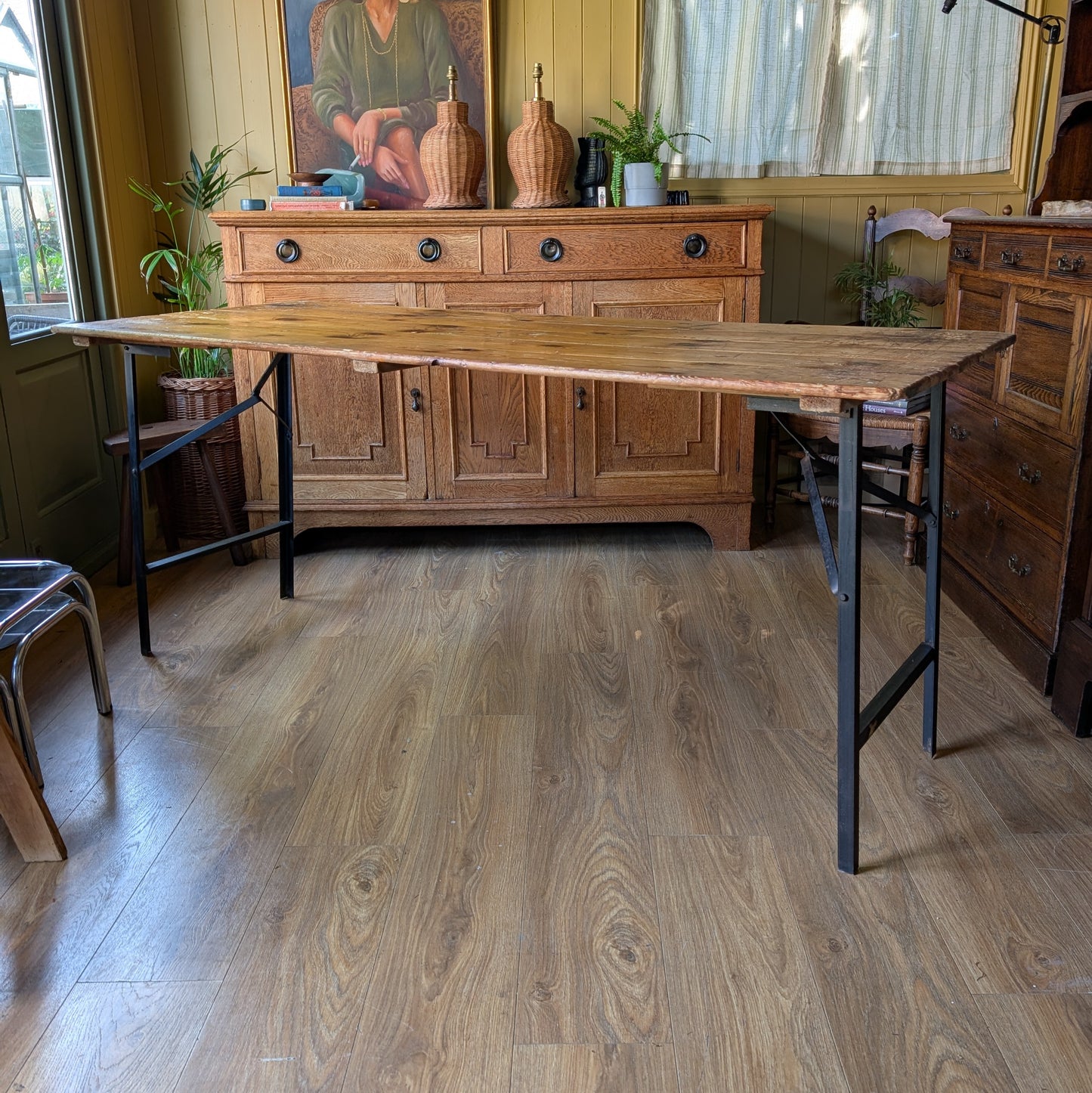Vintage Trestle Table