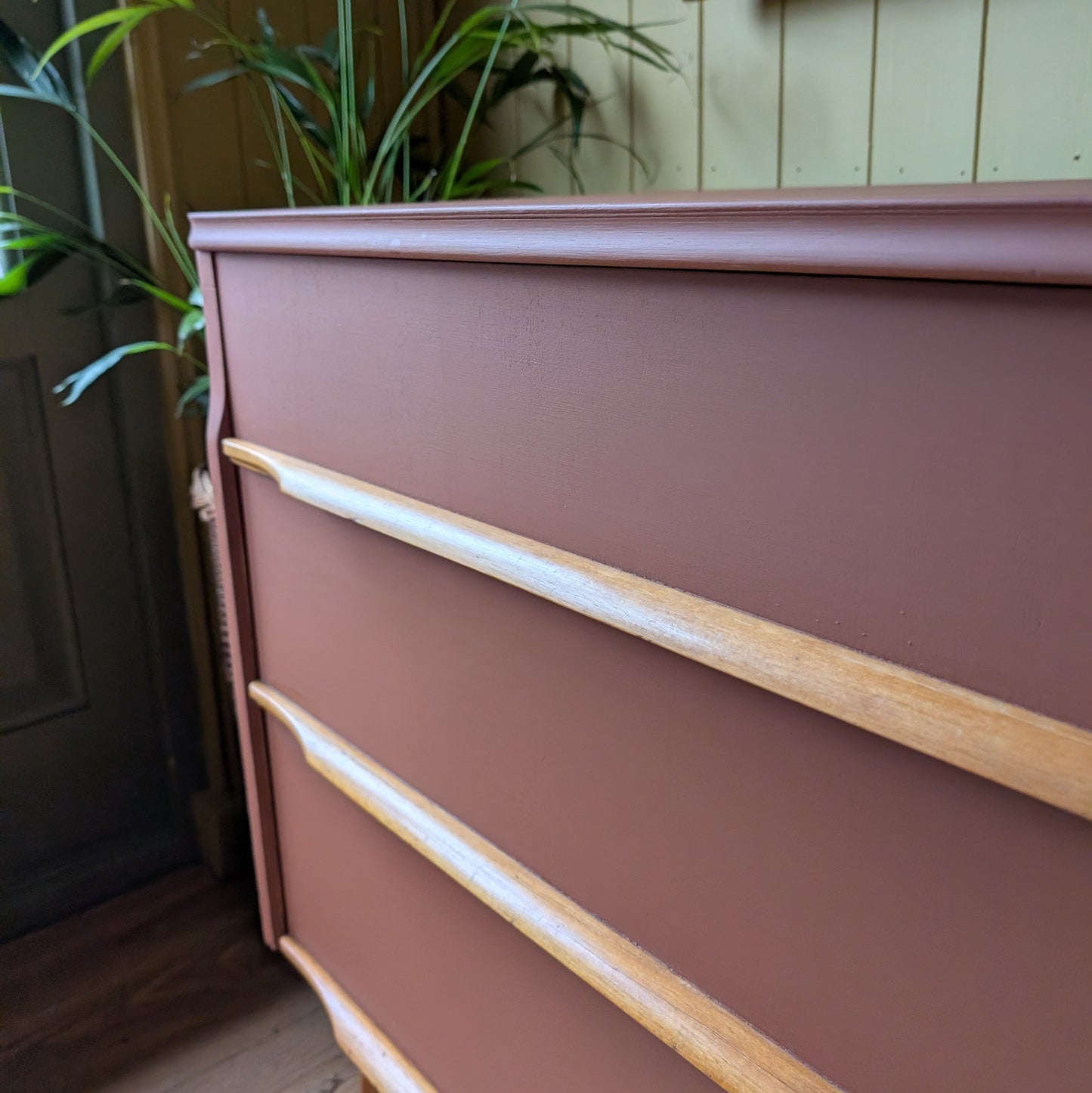 Small Painted Mid Century Chest of Drawers