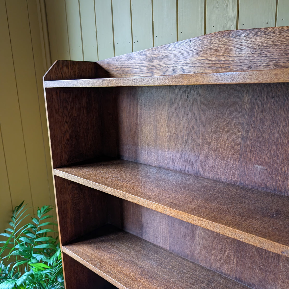 Solid Oak Antique Bookcase