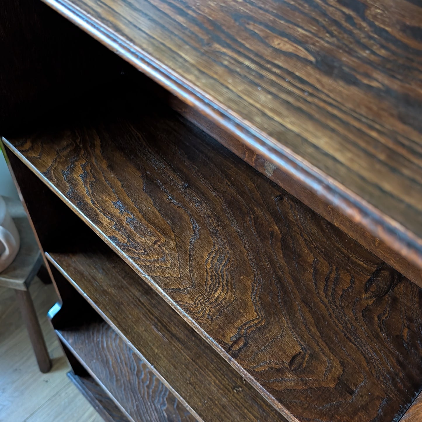 Small Antique Oak Bookcase