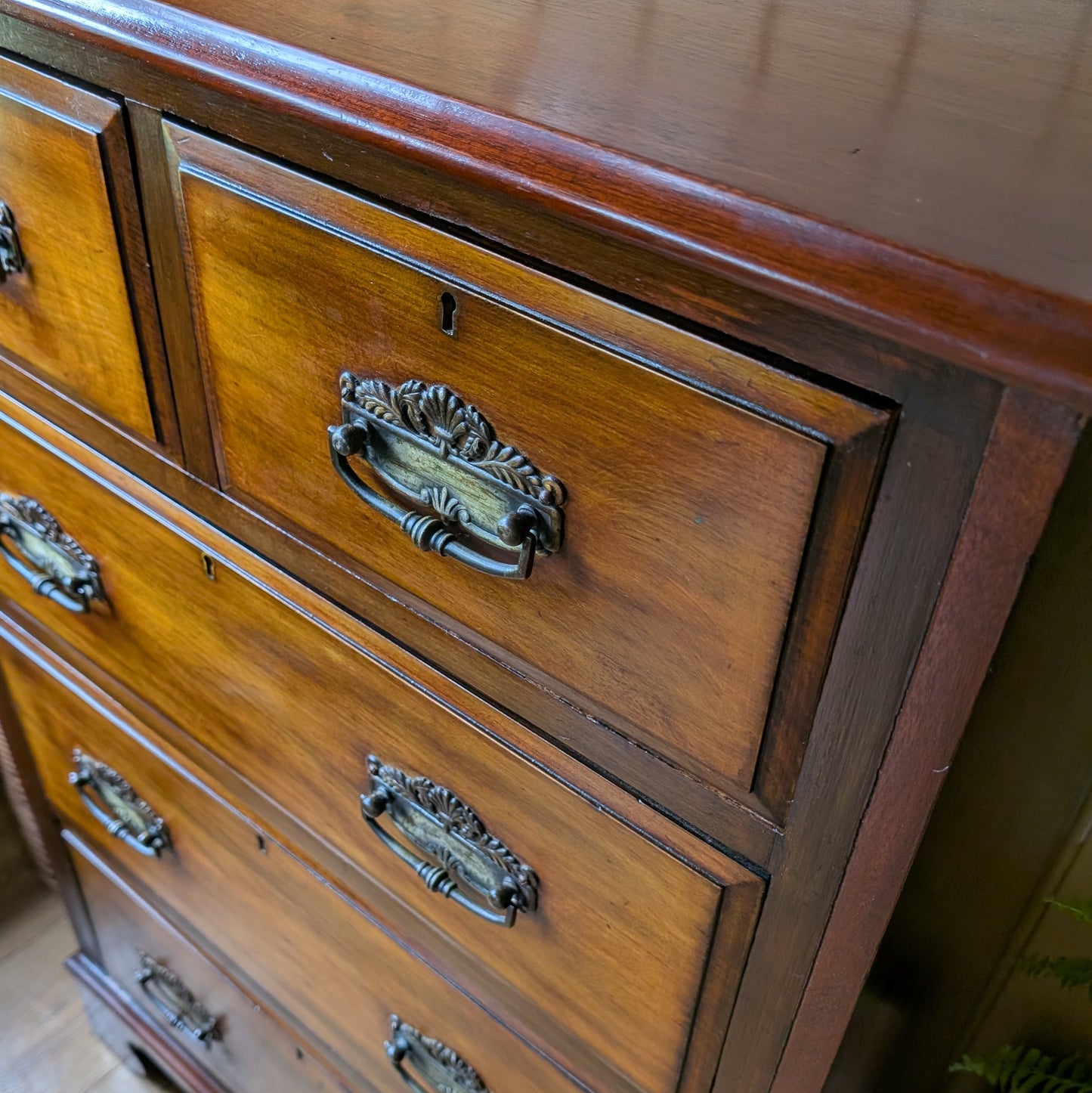 Narrow Antique Chest of Drawers