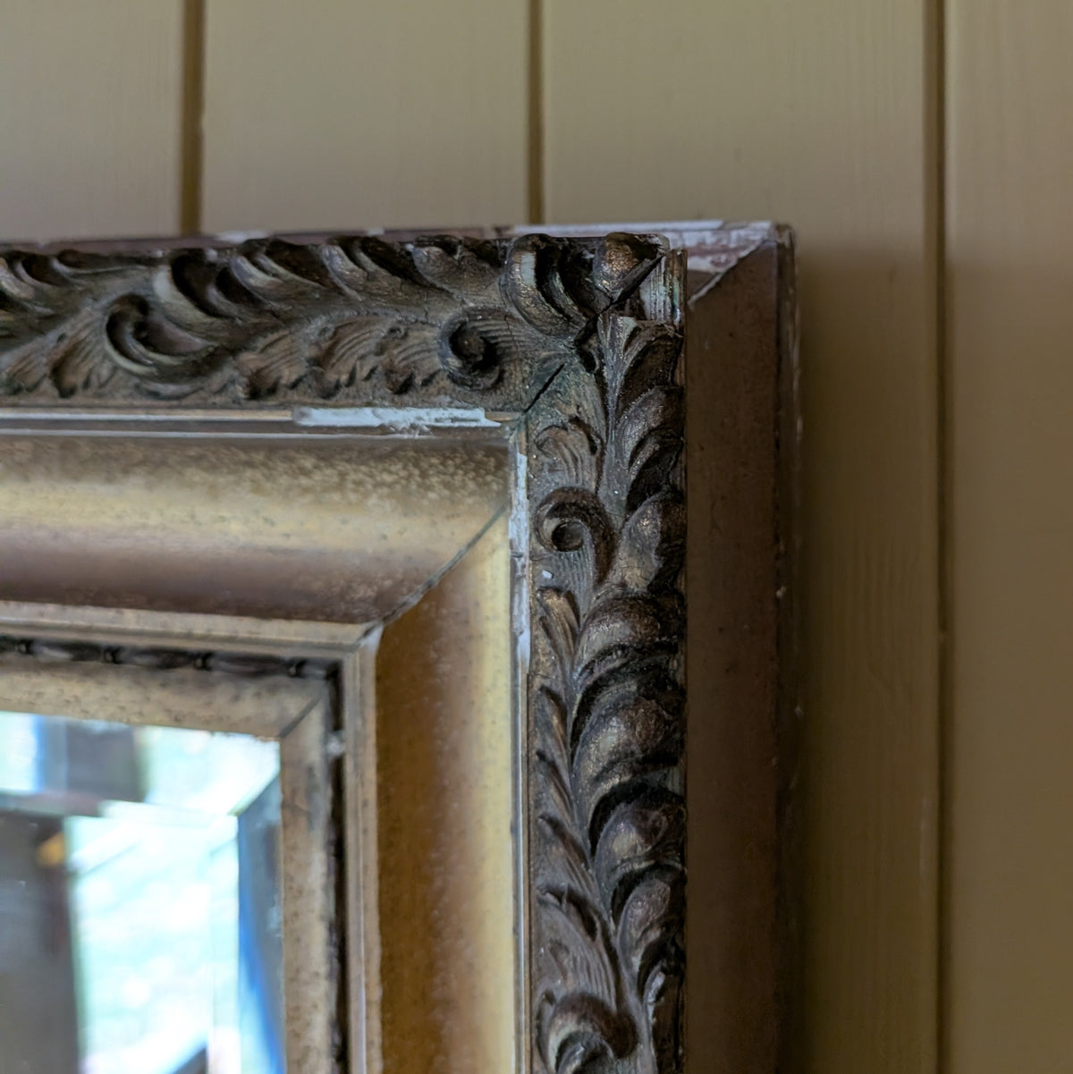 Rustic Antique French Mirror