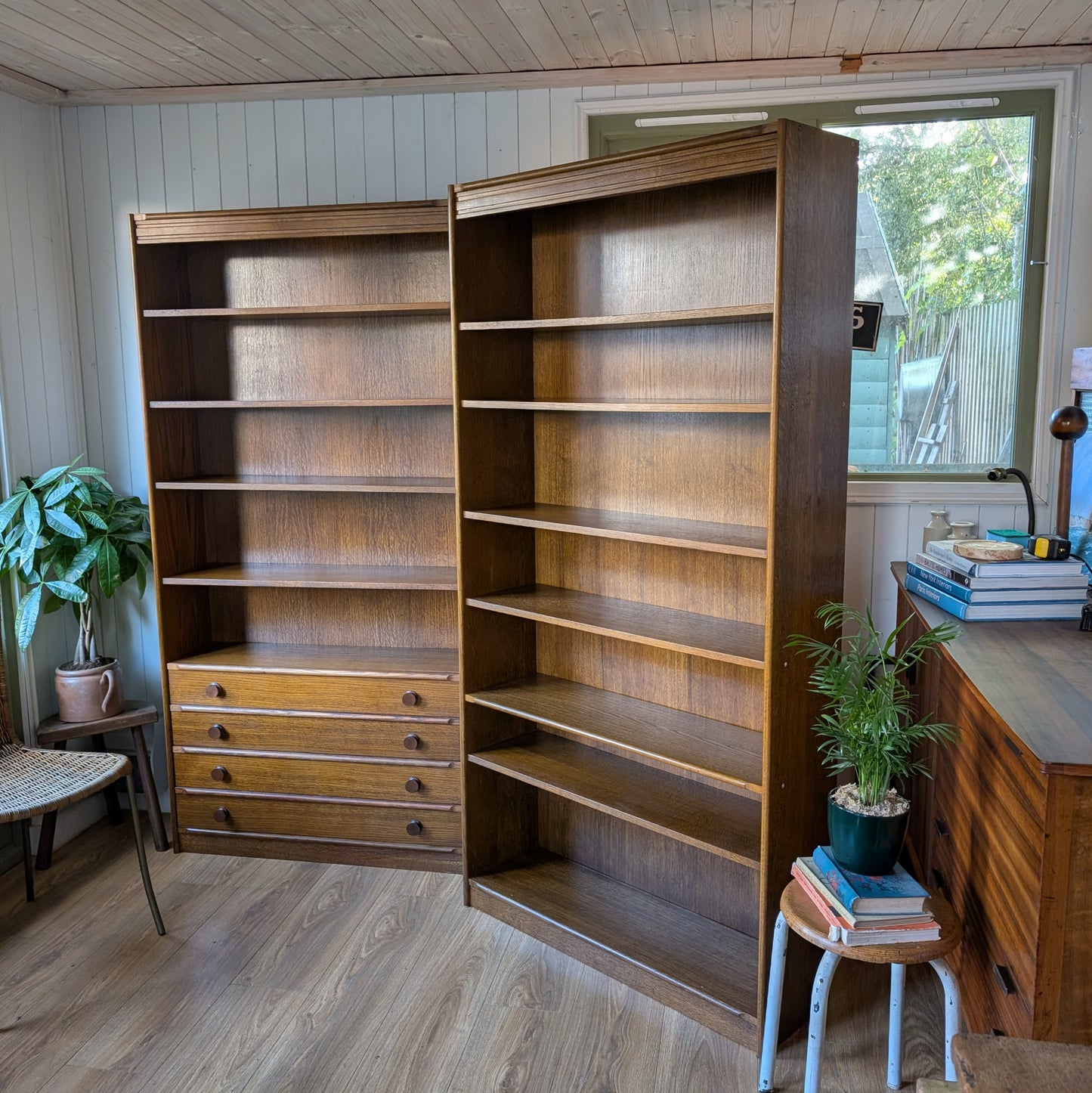 Pair of Mid Century Bookcases