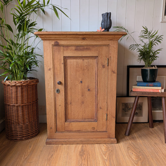 Rustic Victorian Pine Cupboard