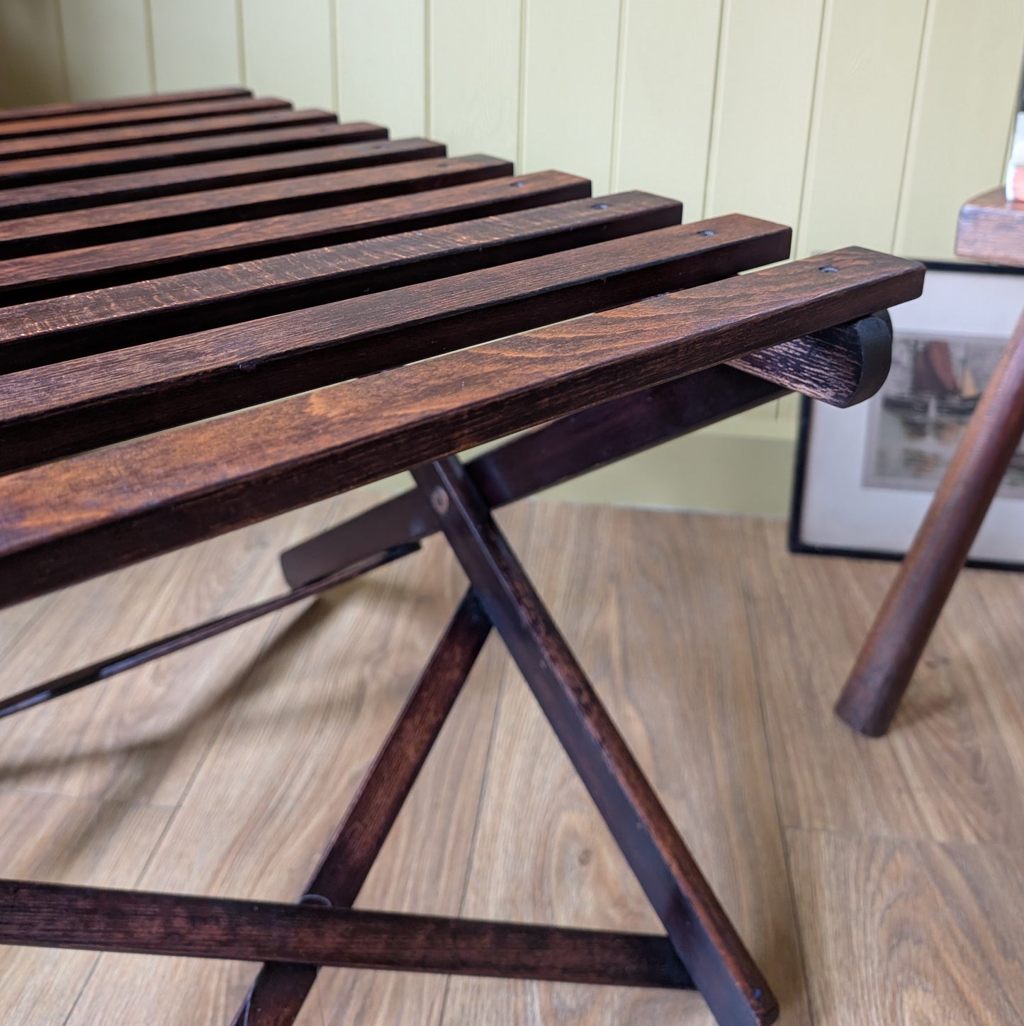 Pair of Antique Folding Luggage Stands