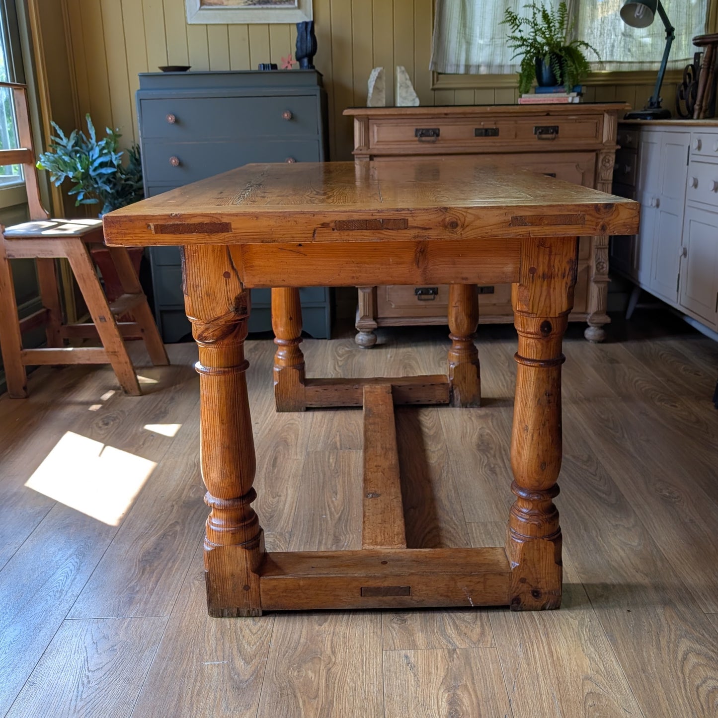 Pine Antique Refectory Table