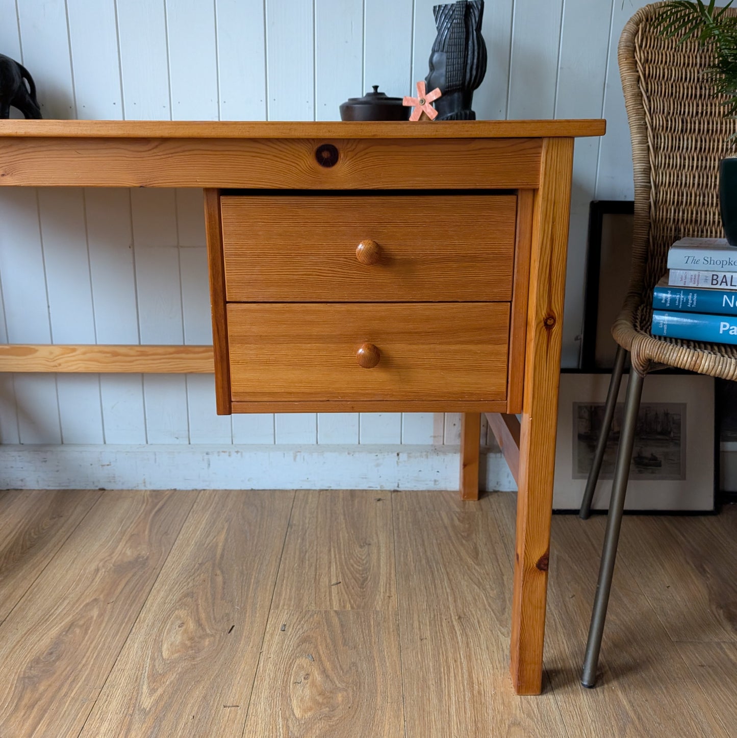 Mid Century Pine Desk