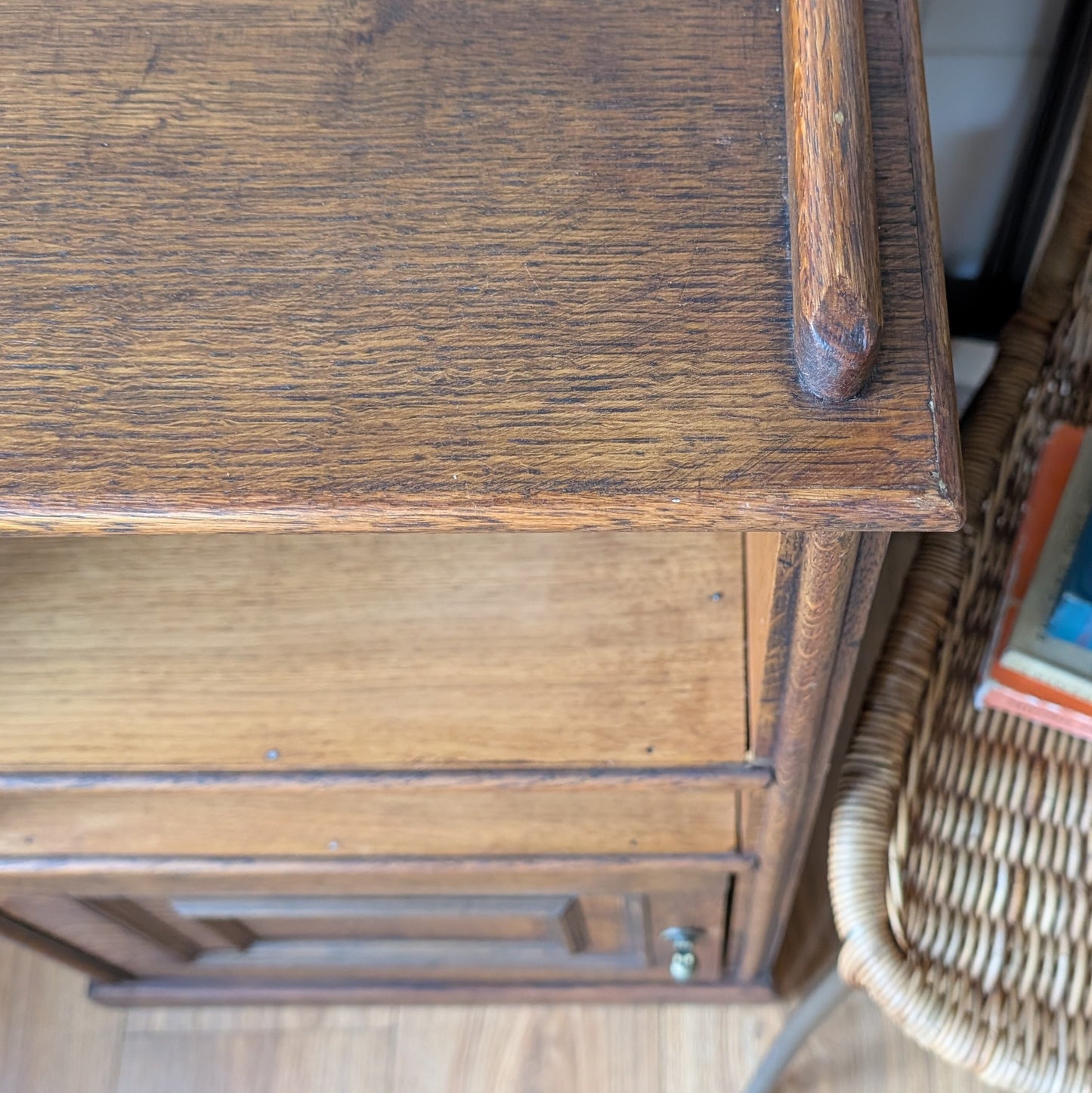Small Antique Oak Cupboard