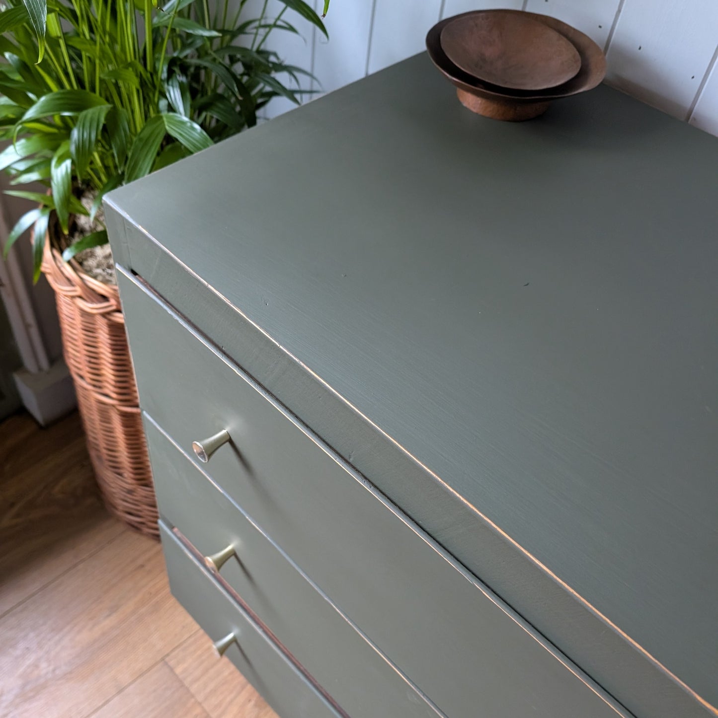 Small Painted Mid Century Chest of Drawers