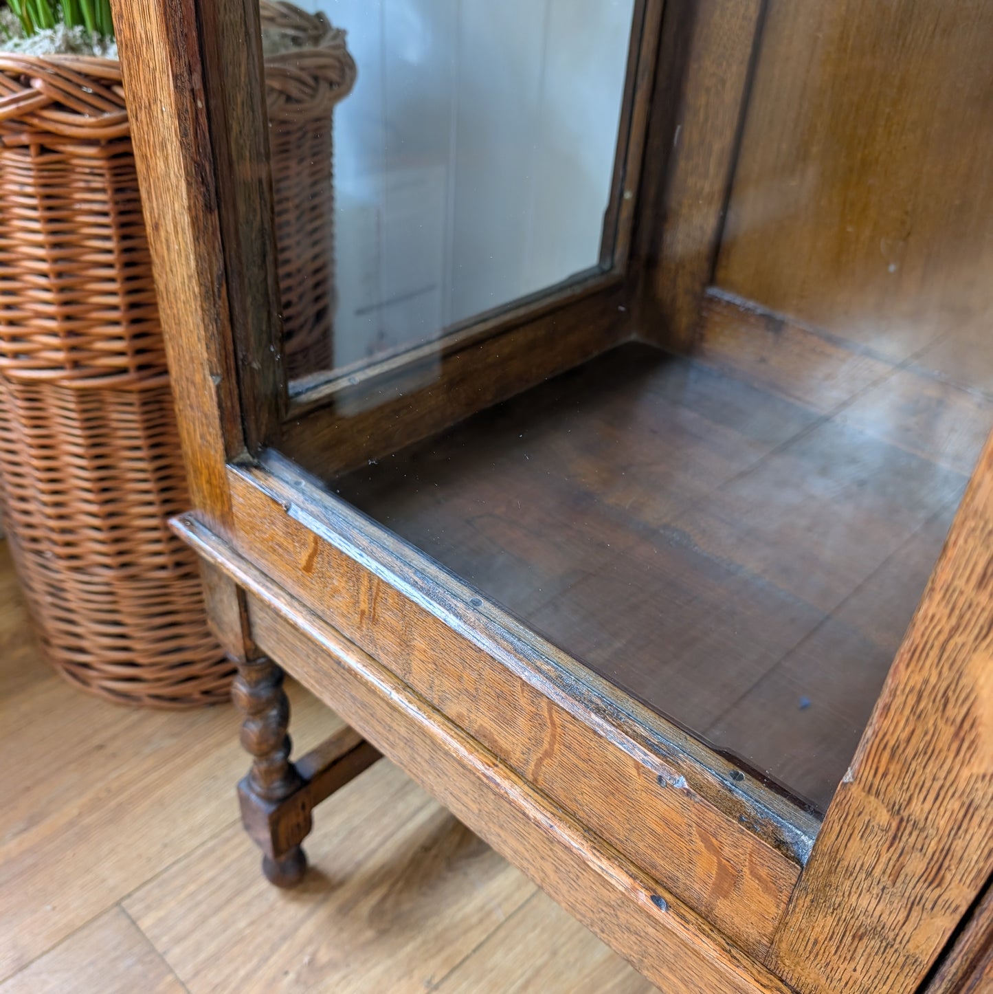 Antique Glazed Display Cabinet