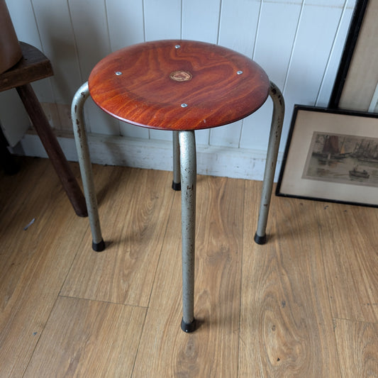 Vintage Danish Stacking Stool