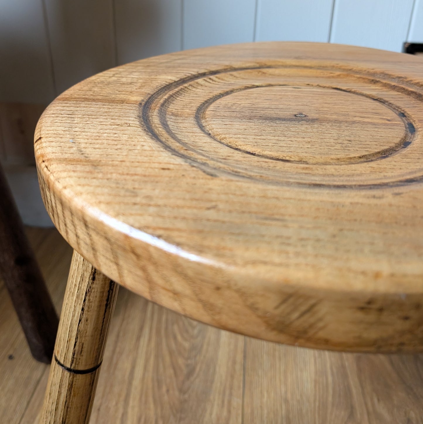 Antique French Milking Stool