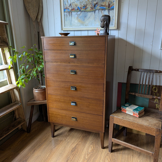 Tall Mid Century Chest of Drawers