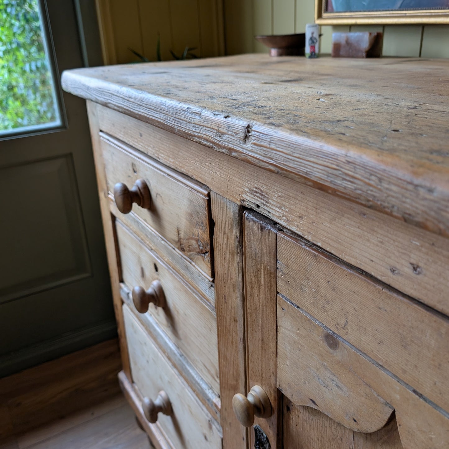 Victorian Pine Sideboard