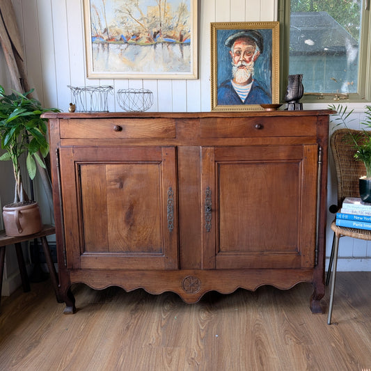 Large Rustic French Cupboard