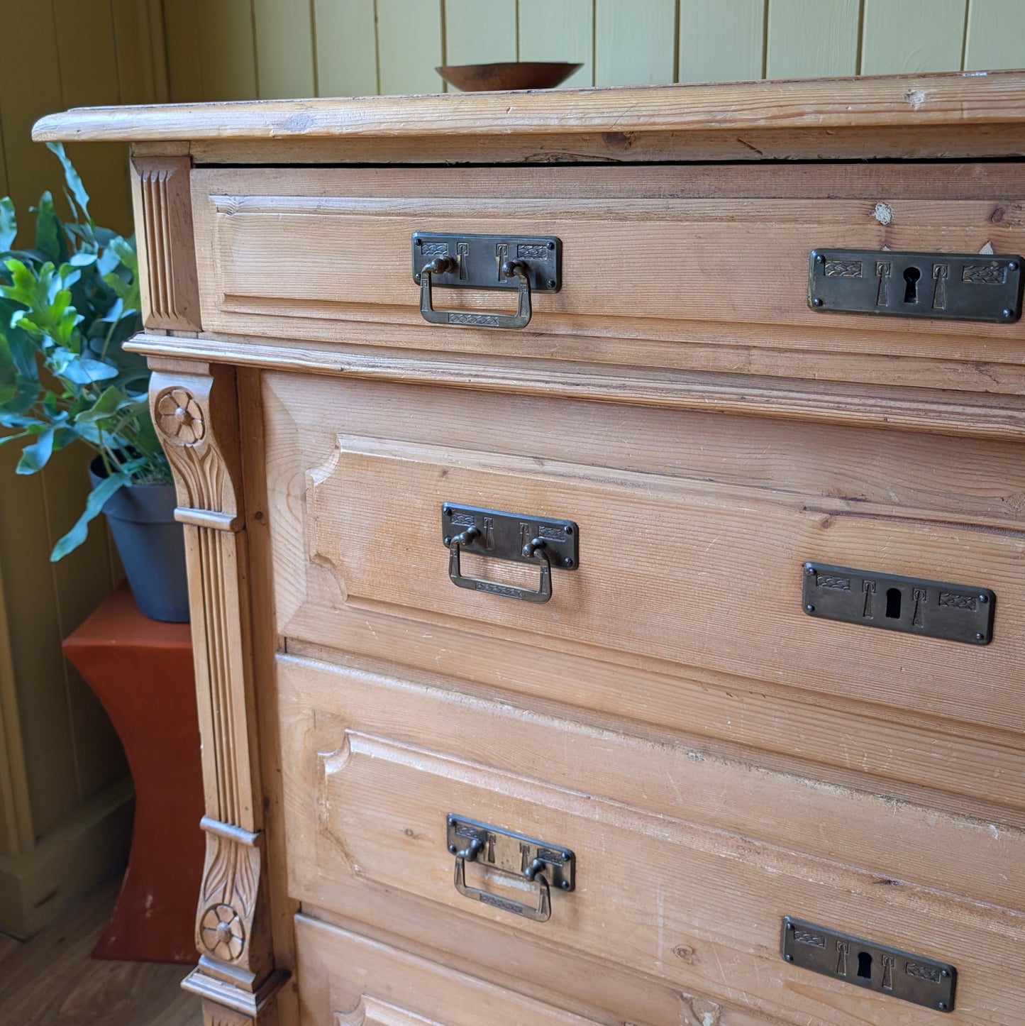 Rustic Antique French Chest of Drawers