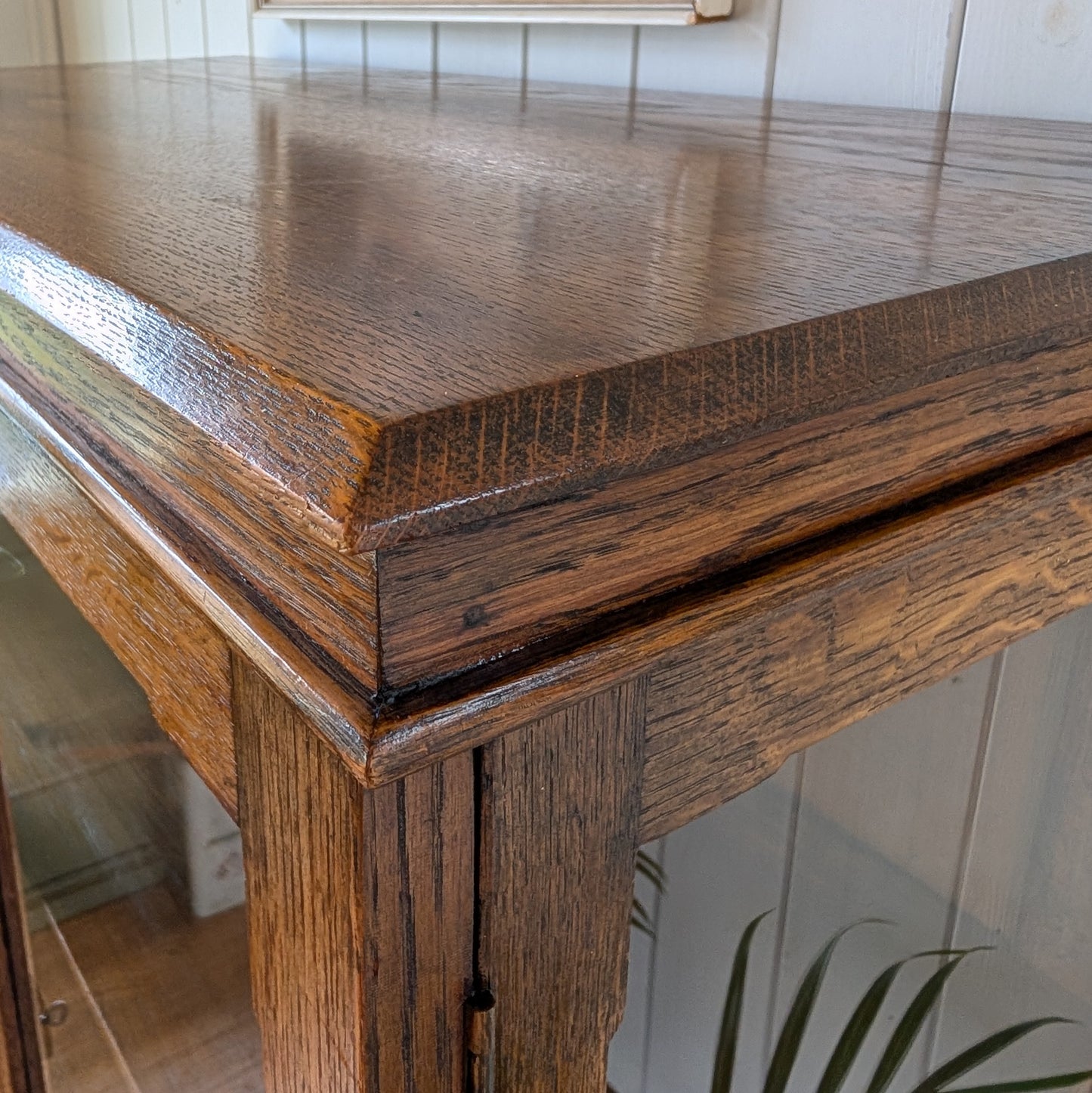 Antique Glazed Display Cabinet