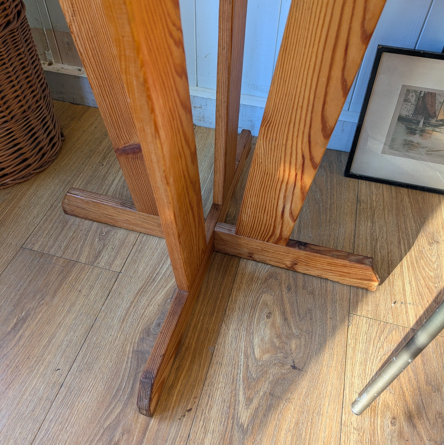 Mid Century Pine Side Table