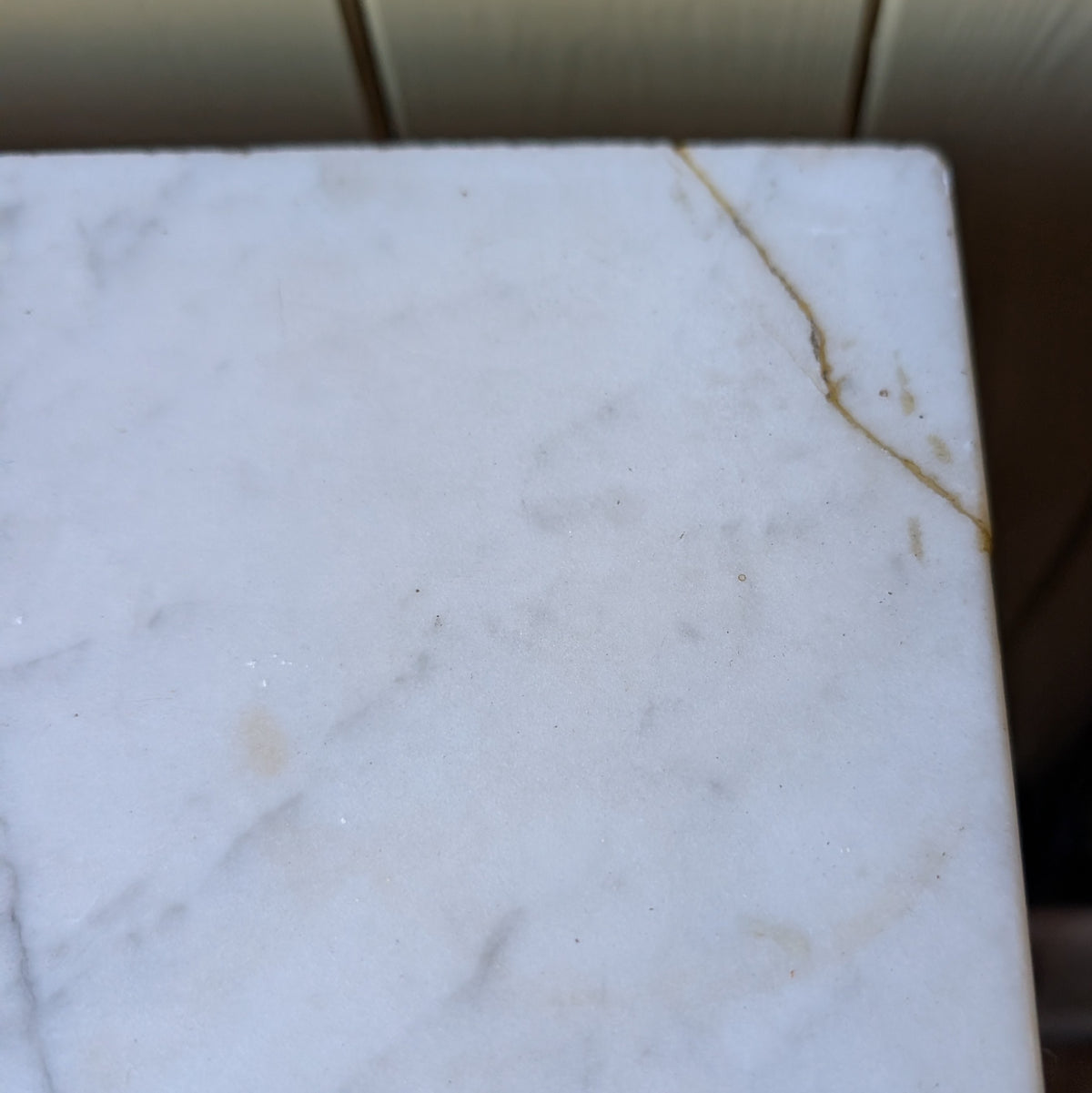 Antique Marble Top Pot Cupboard