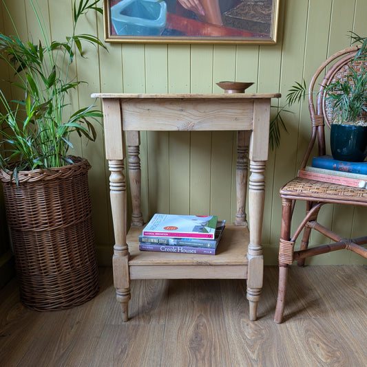 Victorian Pine Side Table
