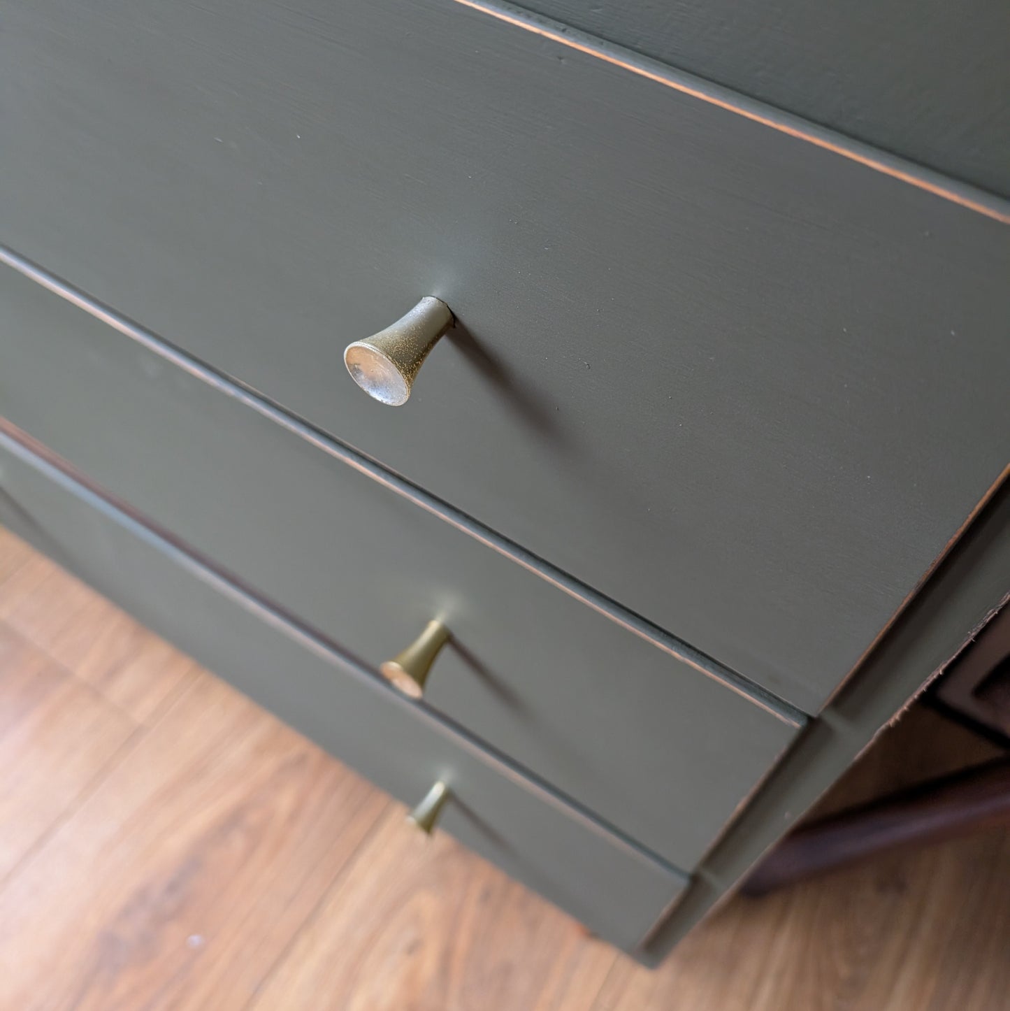 Small Painted Mid Century Chest of Drawers