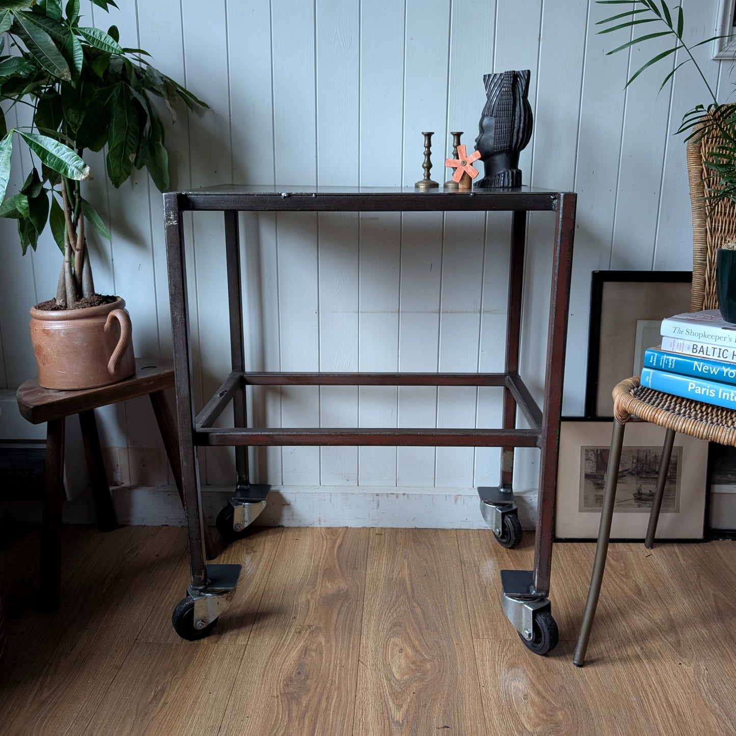 1960s Industrial Side Table