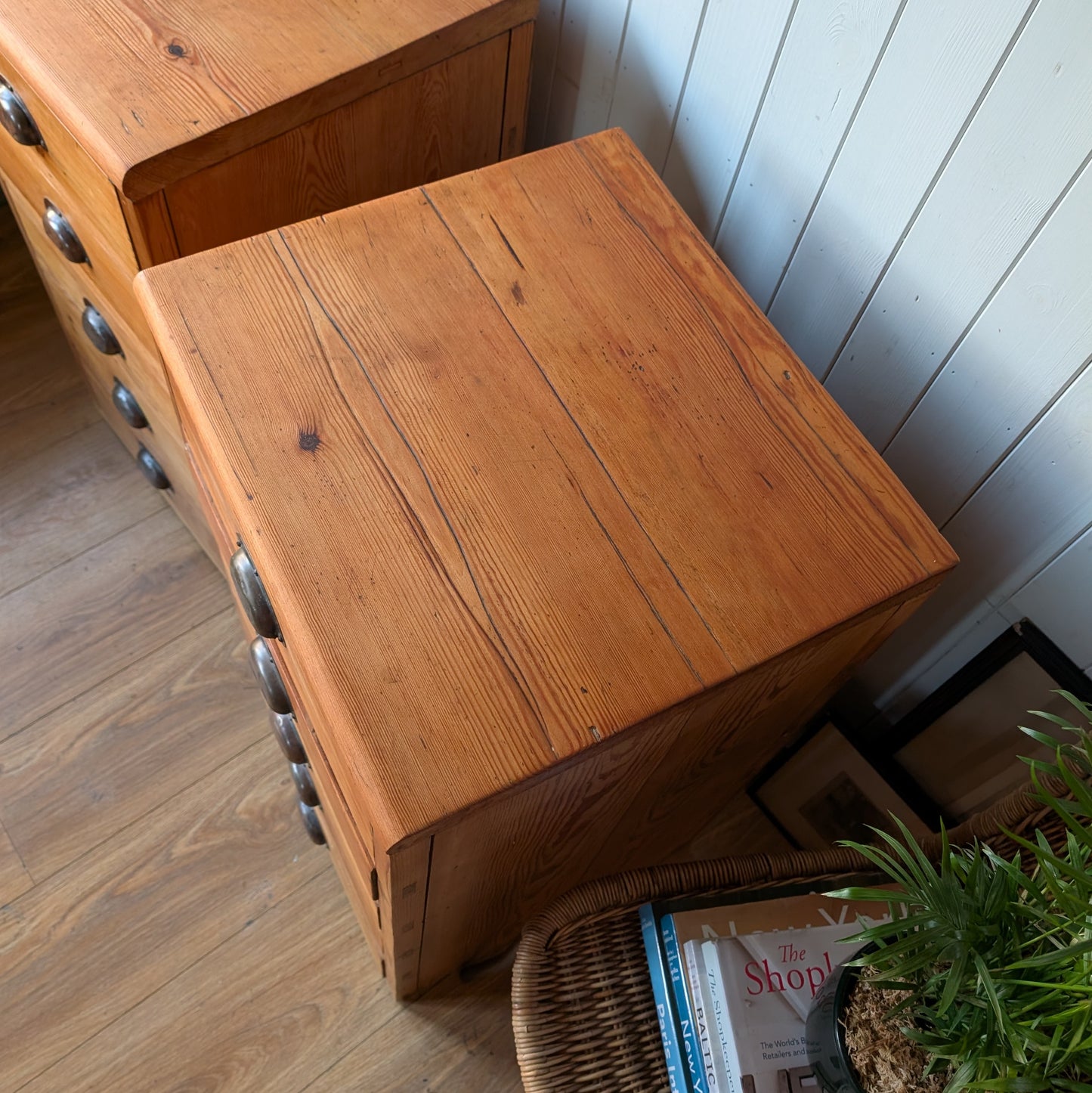 Pair of Antique Pine Drawers