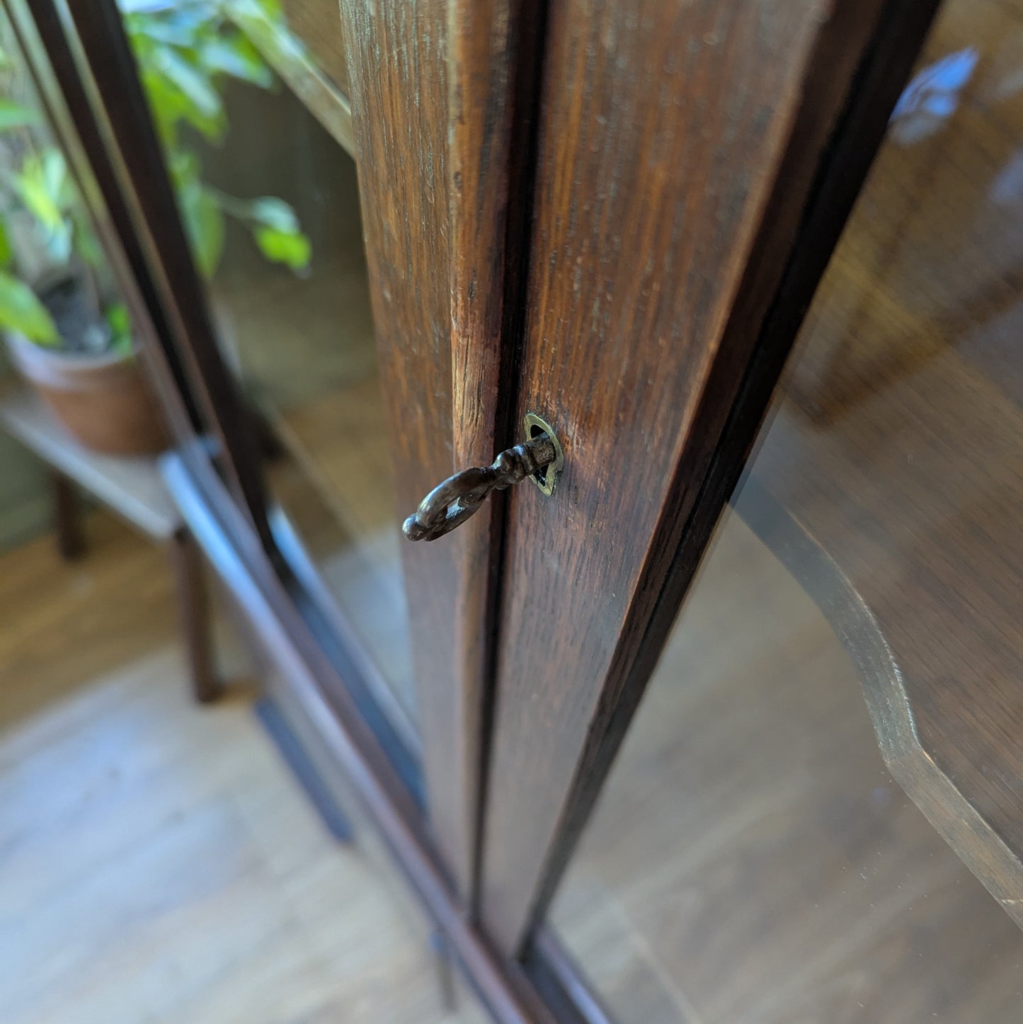 Antique Glazed Bookcase