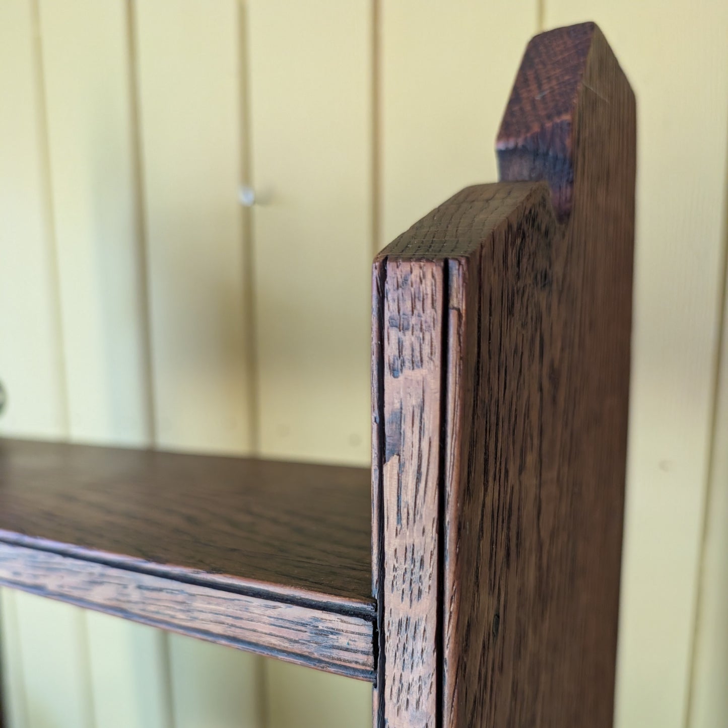 Small Oak Countertop Shelves