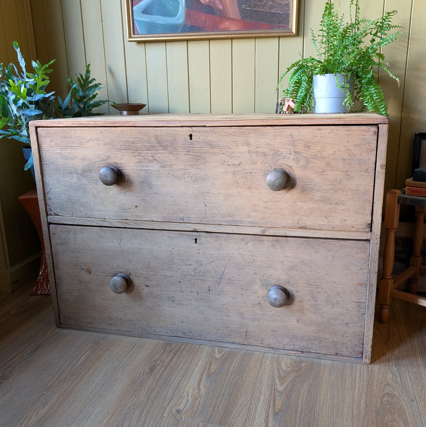 Low Victorian Chest of Drawers