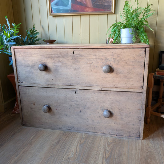 Low Victorian Chest of Drawers