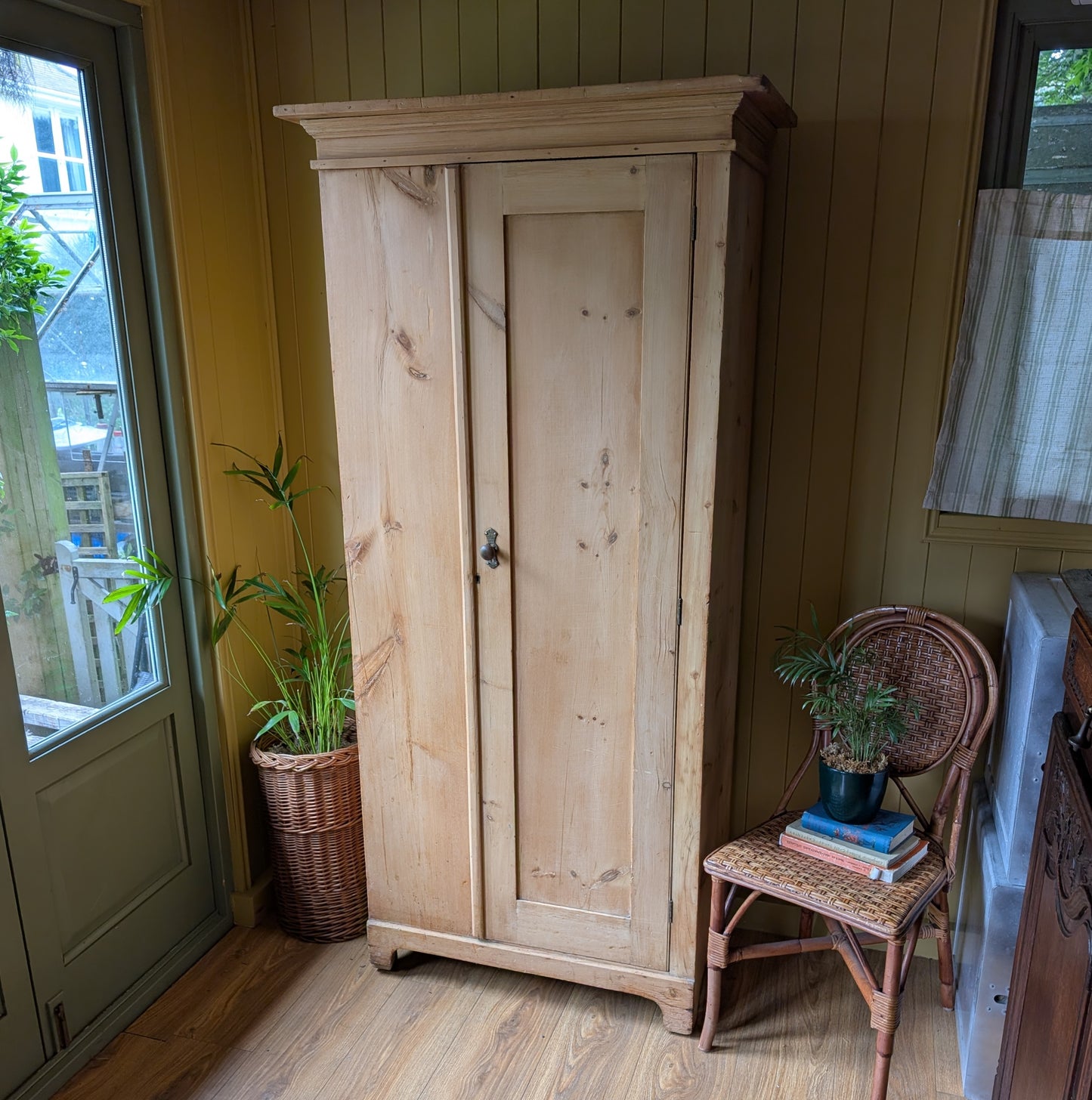 Antique Pine Cupboard with Shelves