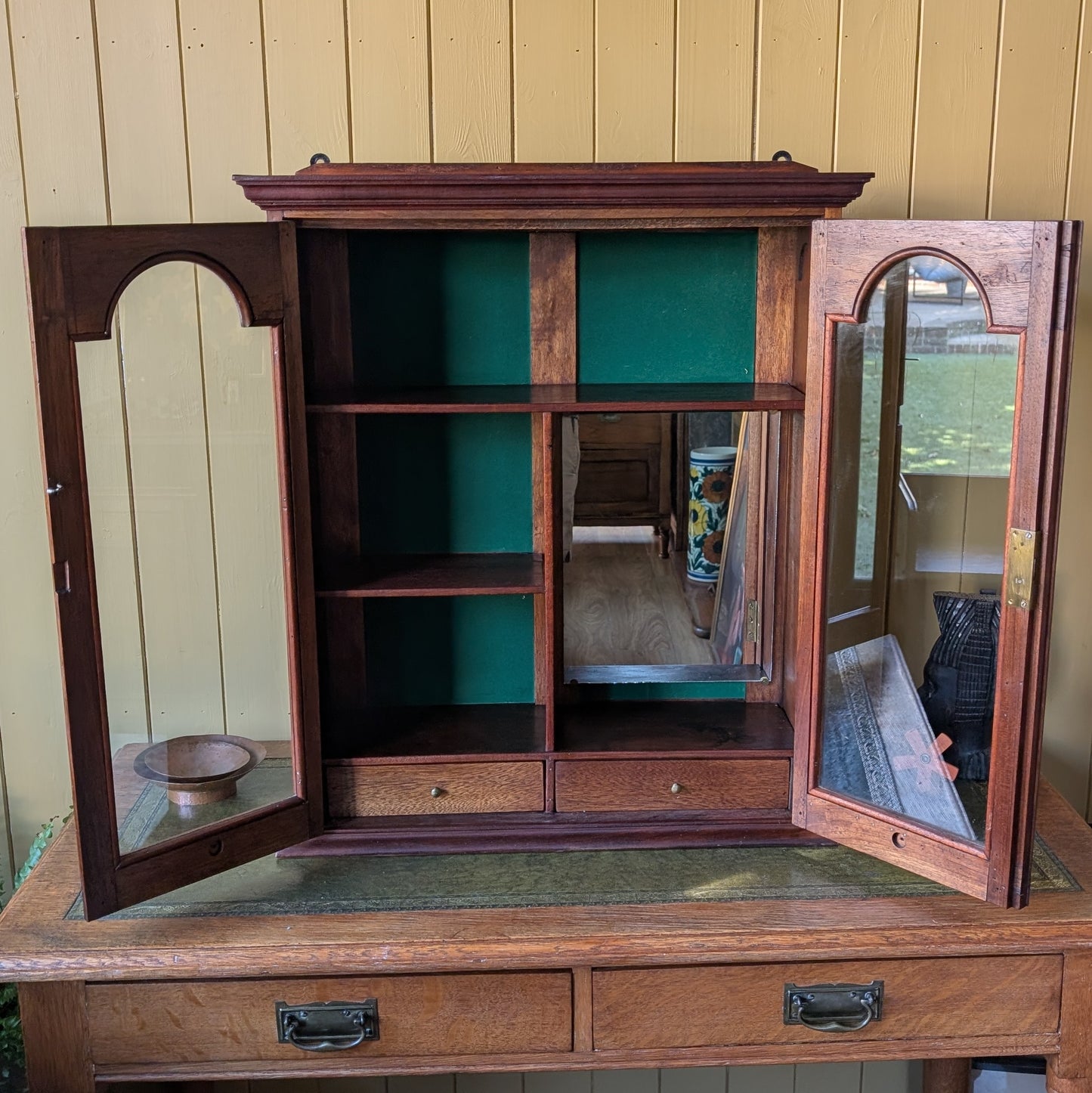 Antique Wall Mounted Cabinet