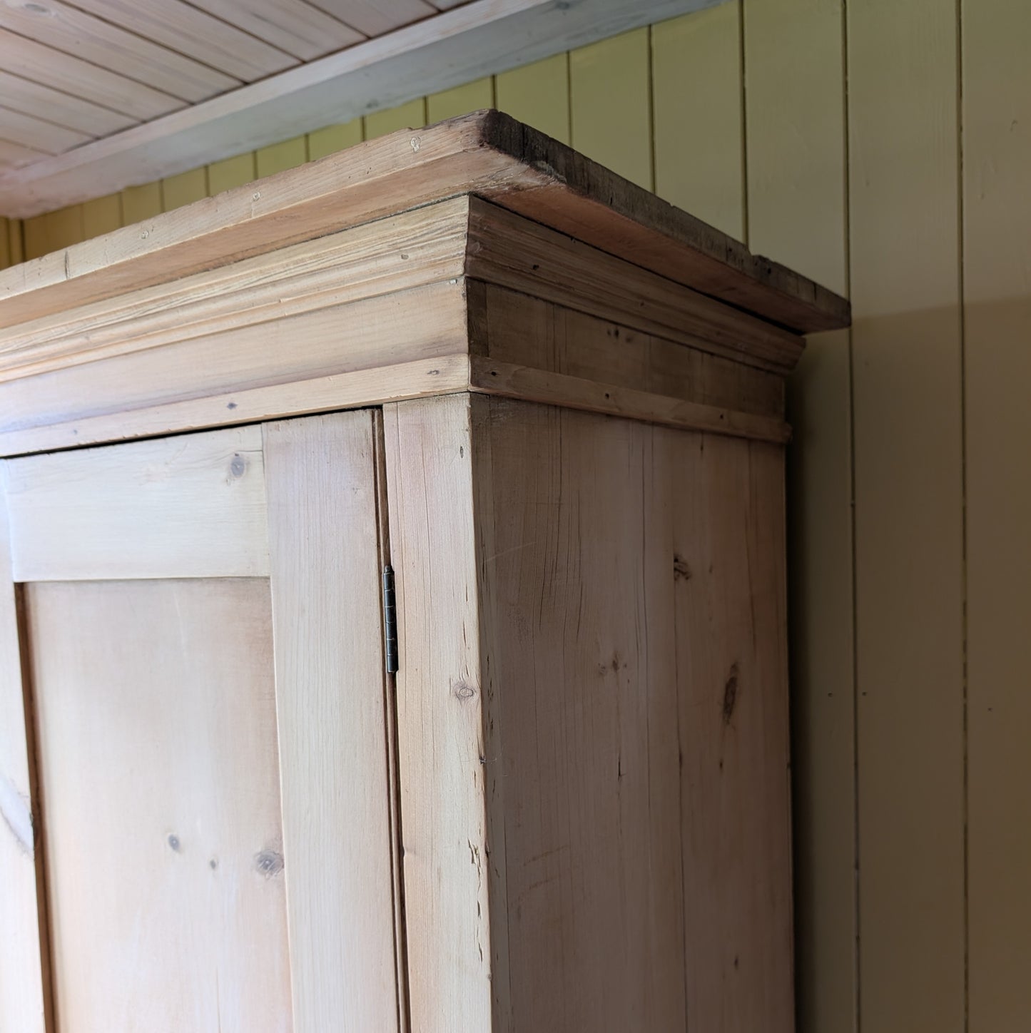 Antique Pine Cupboard with Shelves