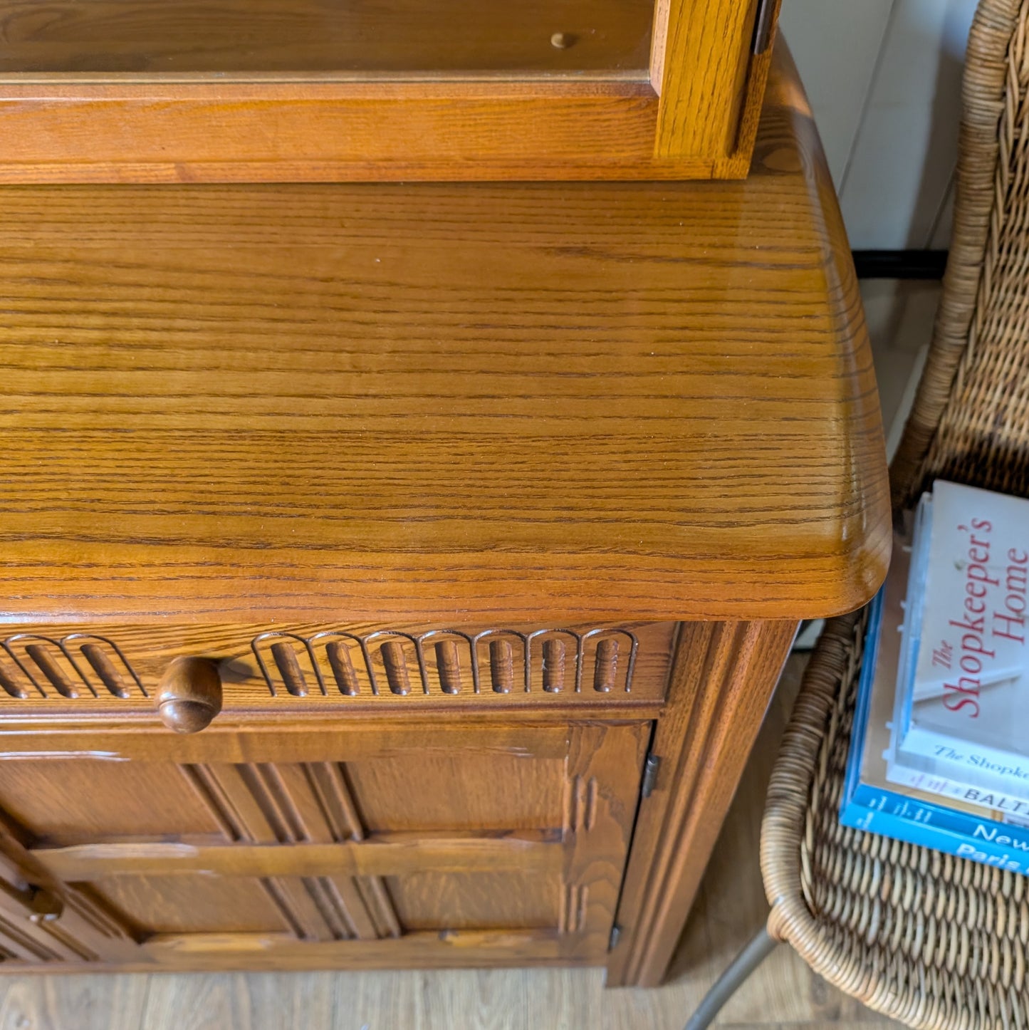 Vintage Glazed Oak Dresser
