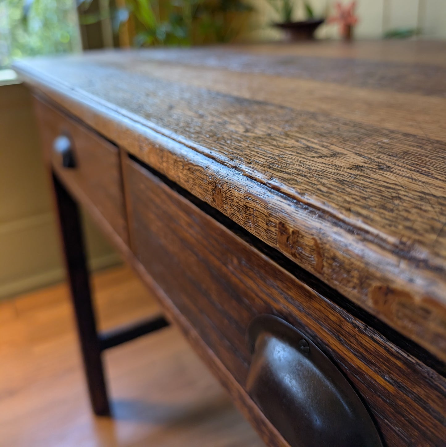 Antique Oak Desk