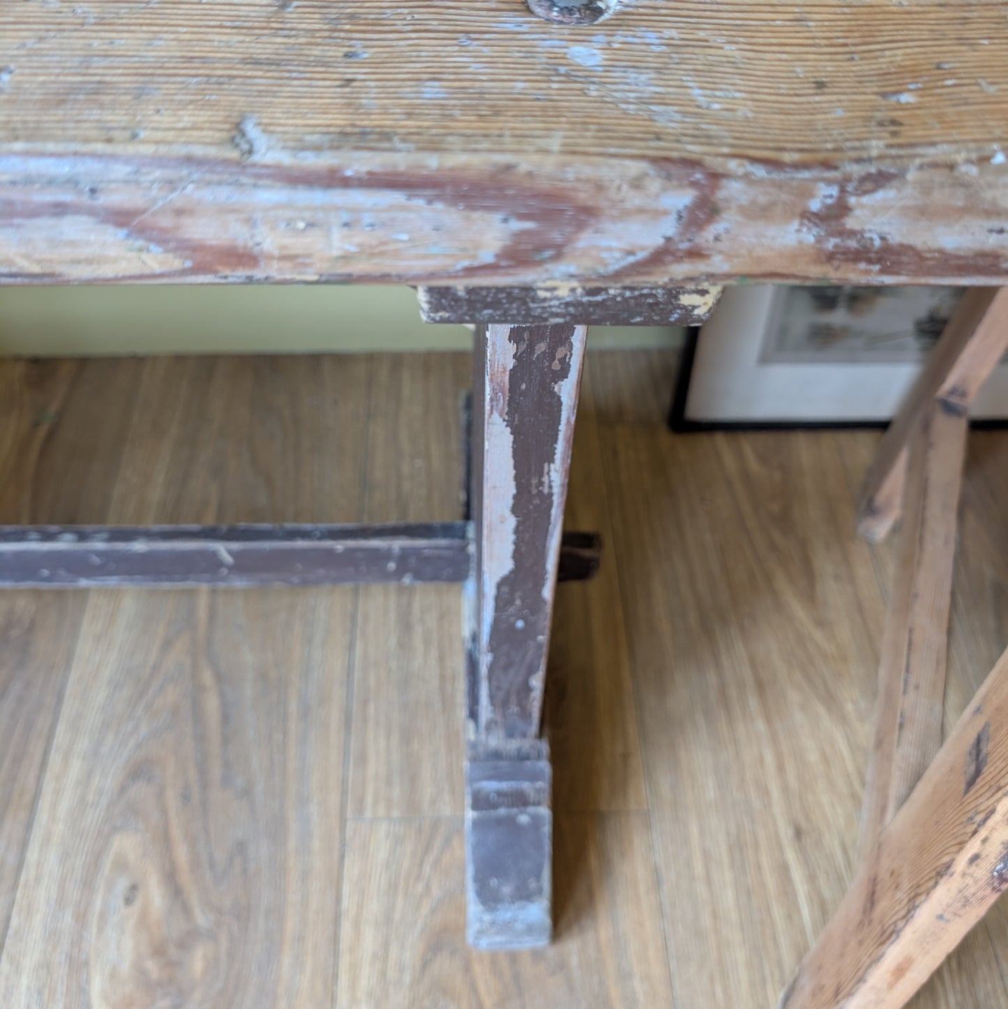 Rustic Antique French Bench