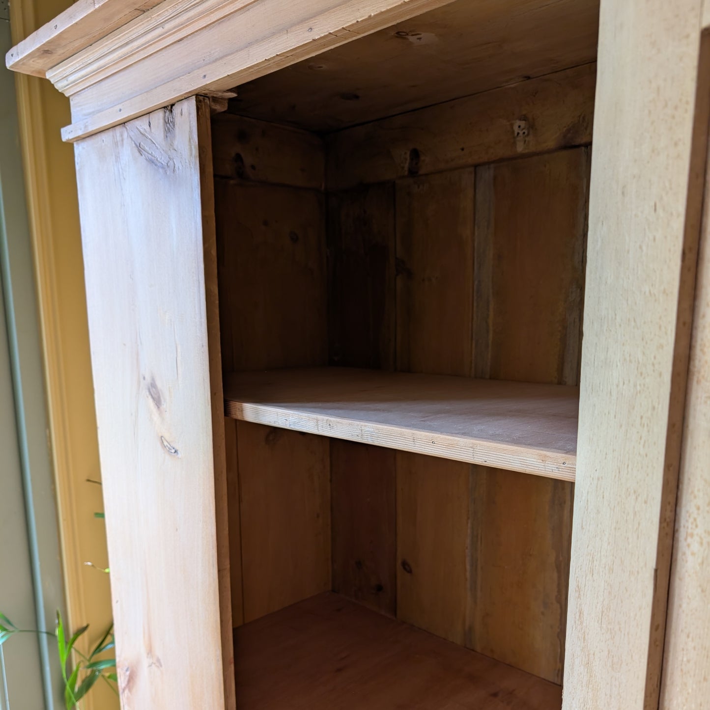Antique Pine Cupboard with Shelves