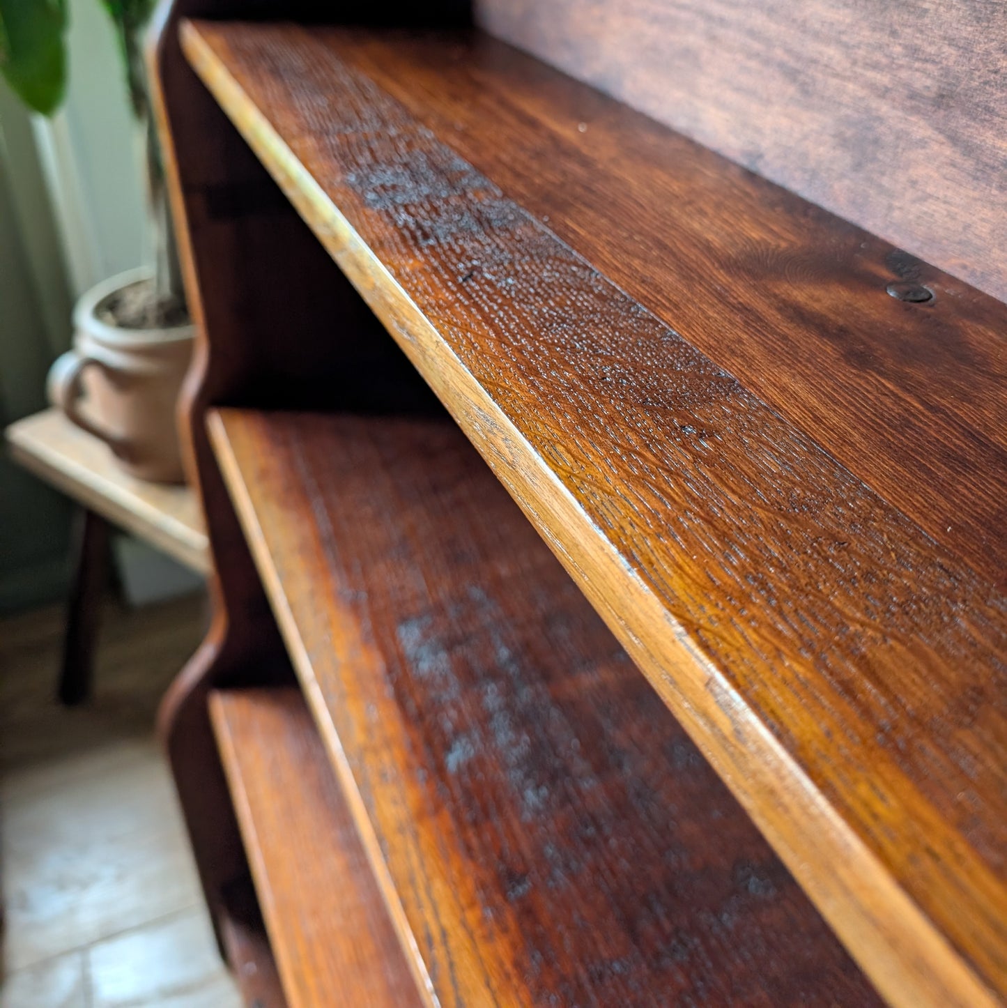 Large Antique Oak Bookcase