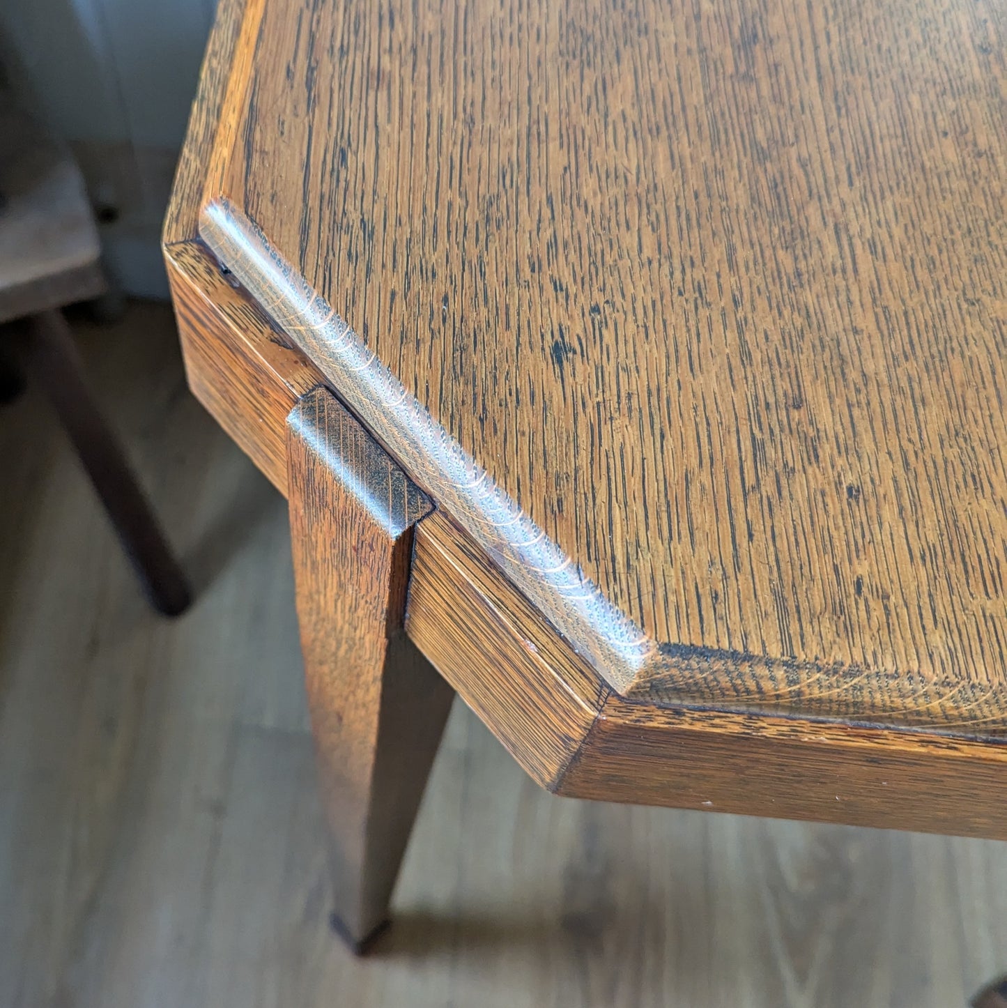 Art Deco Oak Side Table