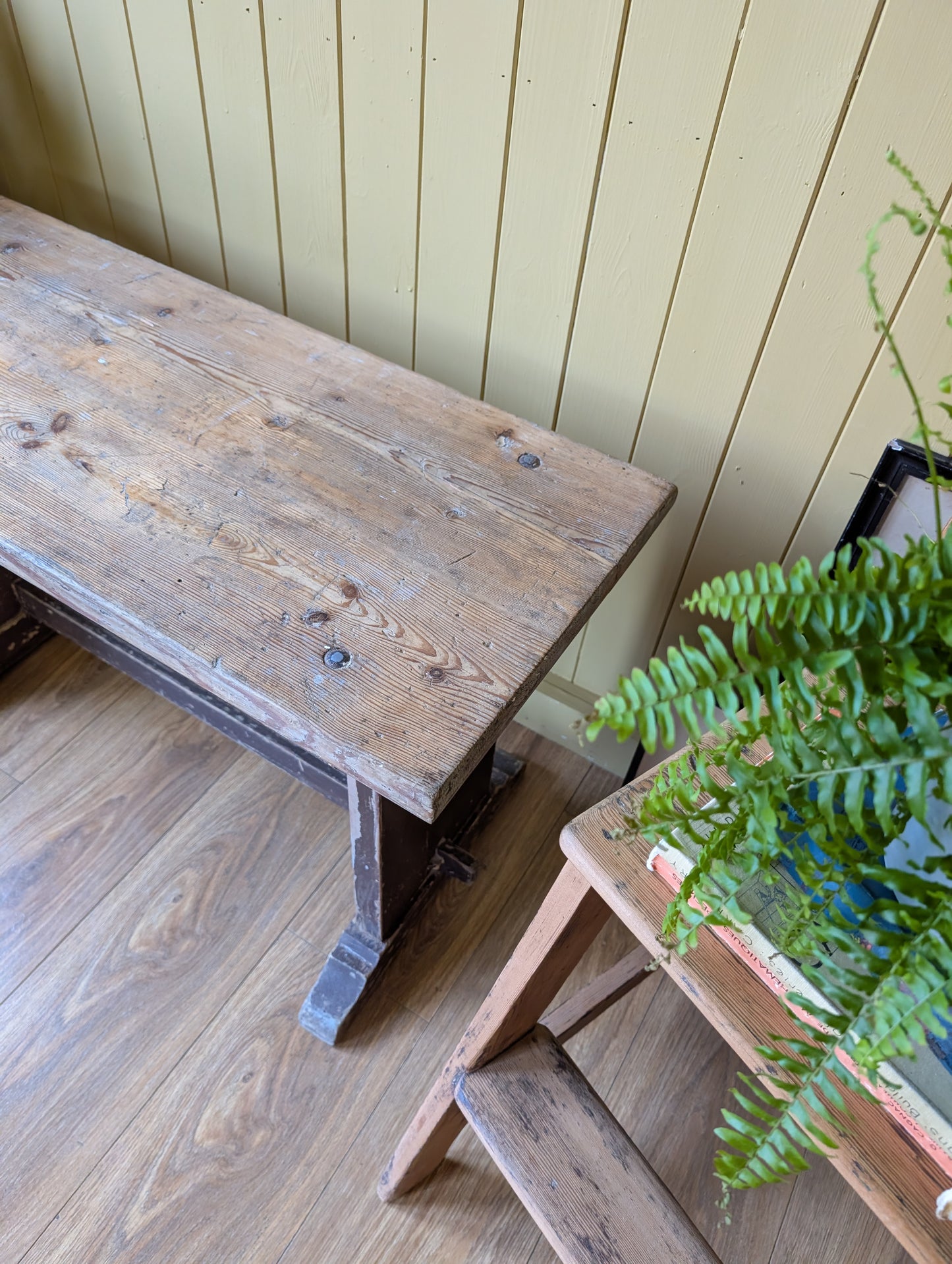 Rustic Antique French Bench
